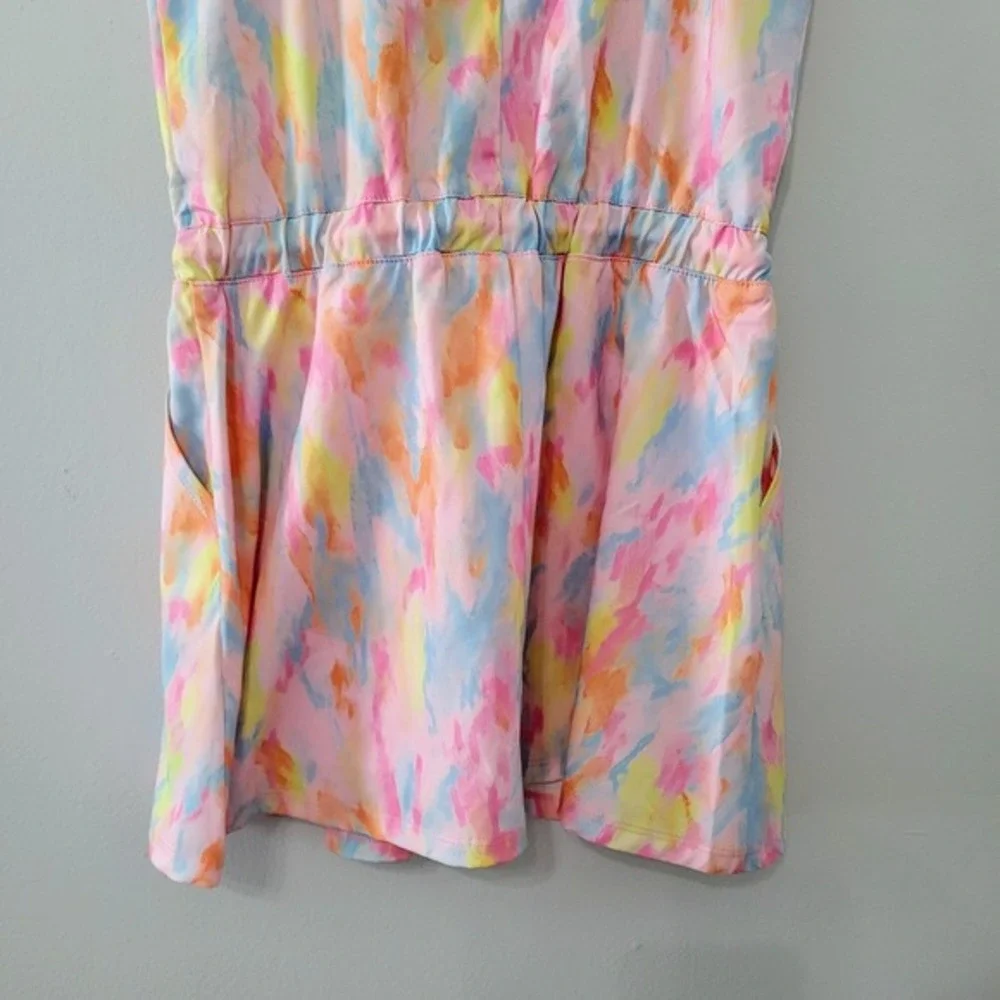 Bass Pro Shops Girls Performance Dress Size S‎ Neon Tie Dye